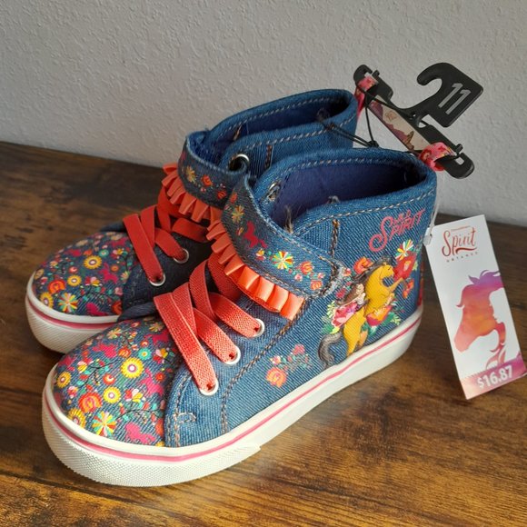 Other - NWT Spirit High Top Sneakers- Toddler 11- High-tops- NEW Velcro